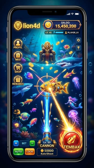 Galeri pratinjau visual lion4d build APK resmi terbaru